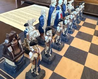 American Revolution Chess Set