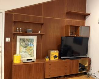 Poul Cadovius Mid-Century Modern wall unit