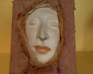 Ceramic Art Face - Mona Adisa Brooks