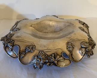 Antique Silver plate Fruit Bowl