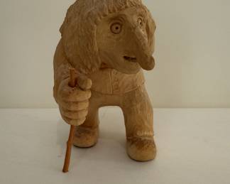 Carved Wood Man - O. Lekve - Norway