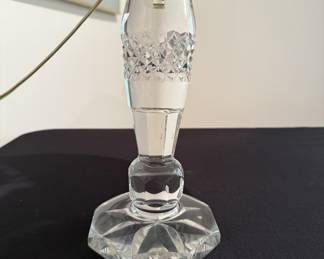 Vintage HEAVY Crystal Lamp