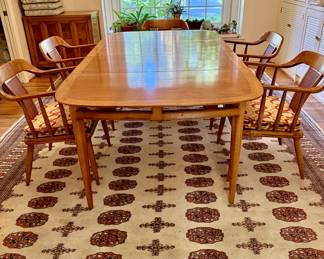 Tomlinson Mid-Century Modern Extension Dining Table & Chairs