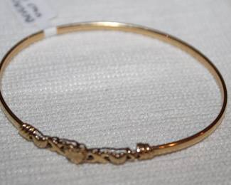 14k gold bracelet