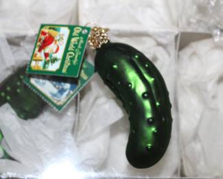 Christmas pickle ornament