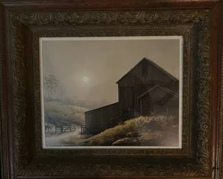 Windberg "A Misty Country Morn" 30x26 including frame