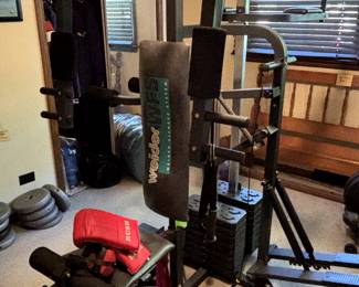Multi gym workout equipment
