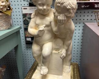 Garden Ornament of 2 children