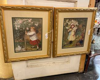 Framed and Matted children's prints
