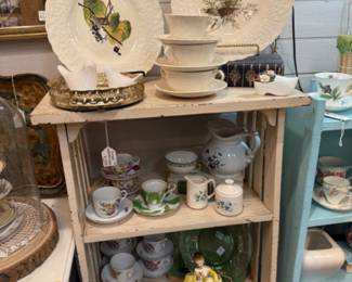 Tea cups and saucers, beautiful plates and more