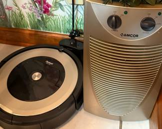  iRobot Roomba Robot Vacuum and Amcor Air Purifier Ionizer