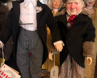  Groucho Marx and WC Fields 17" Dolls By Effanbee's Legend Series with Tag 