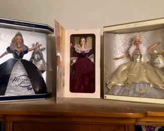 Mattel Holiday Barbies