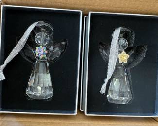 Crystal Angel Ornaments 