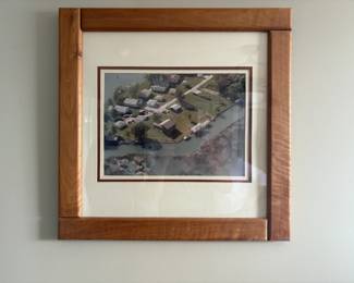 . . . arial view of the home and surrounding area