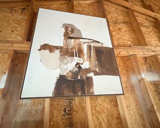 . . . large abstract art piece