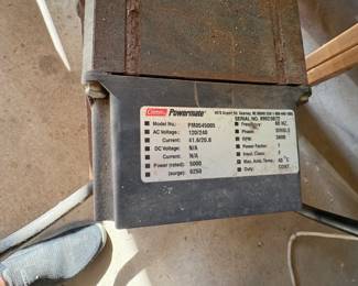 . . . Powermate generator emblem