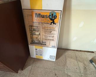 . . . brand new shelving unit