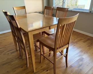 . . .  beautiful dining room table and chairs