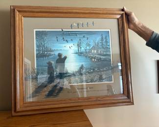 . . .  signed Bollman print