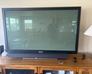 . . . and flat-screen TV