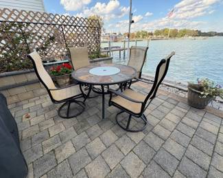 . . . and a nice patio table and chairs