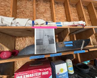 . . . when put together, this is an ice sailboat