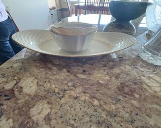 . . . chip and dip platter