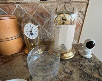 . . . two dome clocks