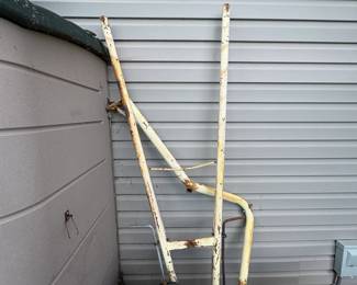 . . . the framework for the ice boat