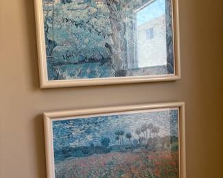 . . . framed Van Goghs?
