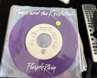 . . . purple vinyl Purple Rain 45