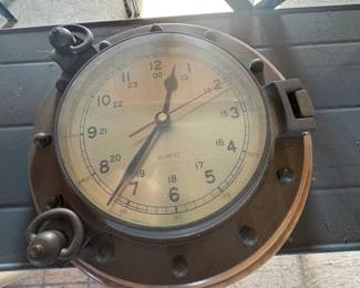 . . . a ship's clock