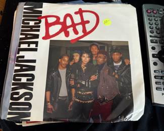 . . . picture sleeve Michael Jackson Bad