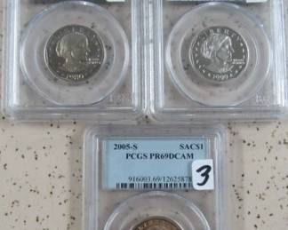 PCGS Graded $1.00 Coins