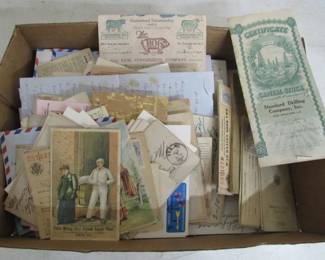 Old Paper Items 