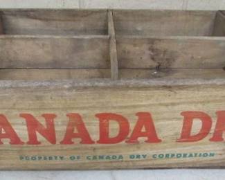 Canada Dry Wood Crate