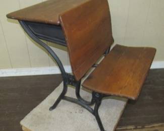 Antique School Desk