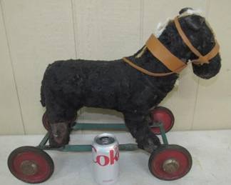 Antique Childs Ride on Horse Toy