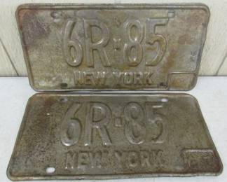 New York License Plates