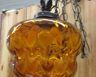 1970's Swag Lamp