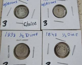 Liberty Seated Half Dimes