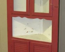 Painted Corner Cabinet