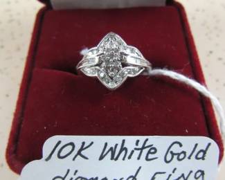 10K Gold Diamond Ring