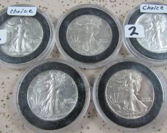 Walking Liberty Half Dollars