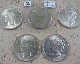 Peace Silver Dollars
