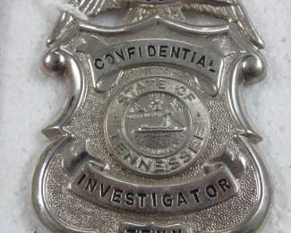 TENN. Confidential Investigator Badge