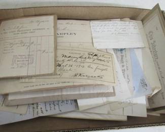 Old Paper Items & Documents 