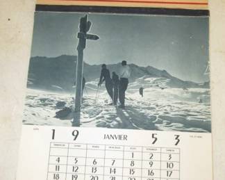 1953 Mobilgas Calendar 