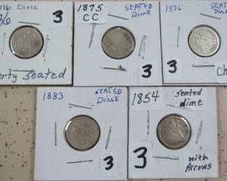 Liberty Seated Dimes